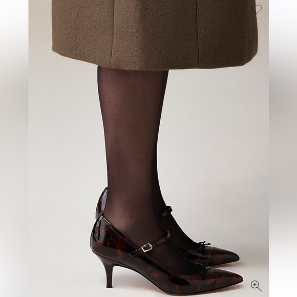 J. Crew Patent Leather Cap Toe Mary Jane Pumps - Made in Italy - Picture 4 of 10